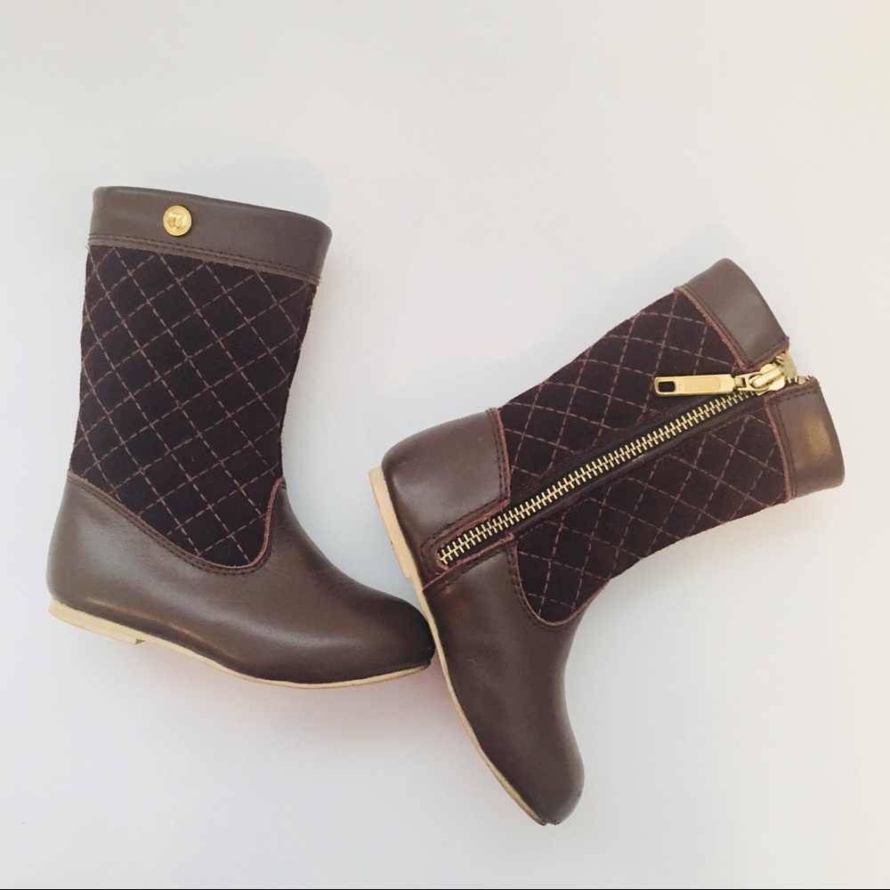 ❌SOLD❌ Janie and Jack Quilted Riding Boots Sz 7